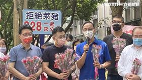 江啟臣、朱立倫、趙少康公投宣講。（圖／記者林恩如攝影）