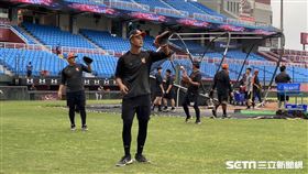 統一獅新秀何恆佑。（圖／記者王怡翔攝影）