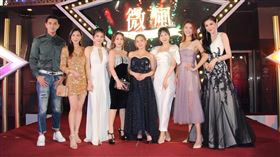 微風之夜女星拚了！禮服出籠爭奇鬥艷。（圖／三立）