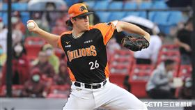 ▲統一獅先發投手泰迪。（圖／記者劉彥池攝影）