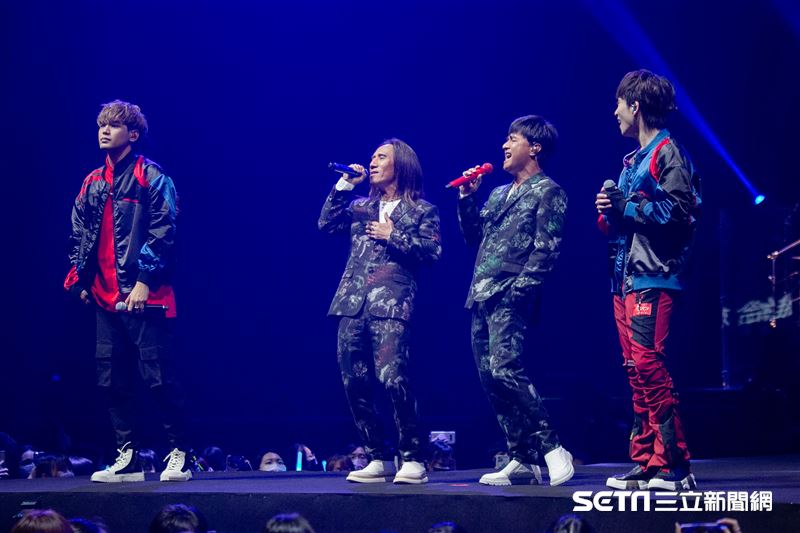 陳零九、邱鋒澤九澤CP第四象限演唱會，動力火車擔任特別嘉賓。（圖／記者楊澍攝影）