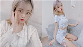 米砂貼出與前男友對話紀錄表示，對方劈腿還欠債10萬。（圖／翻攝自米砂IG）