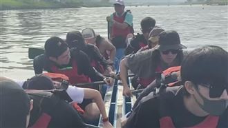 夏和熙率隊划龍舟　胡宇威現身引暴動