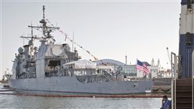 美國導向飛彈巡洋艦蒙特瑞號（USS Monterey），圖／美聯社／達志影像