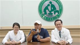 拔指甲發現早期口腔癌　44歲里長伯：好像中樂透（圖／彰基提供）