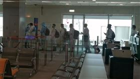 印度班機返台（翻攝畫面）