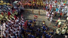 ▲西港慶安宮前武陣集結。（圖／寶島神很大）