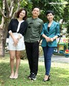 李秀媛、田定豐、林上筳跨入以蔬食為主的椅電商產業。（記者邱榮吉/攝影）