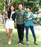 李秀媛、田定豐、林上筳跨入以蔬食為主的椅電商產業。（記者邱榮吉/攝影）