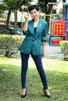 李秀媛跨入以蔬食為主的椅電商產業。（記者邱榮吉/攝影）