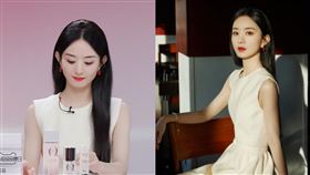 趙麗穎離婚後直播！一度結巴30秒　粉絲一看驚：瘦成薄片▲。（圖／翻攝自圈內教父微博）