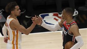 ▲威斯布魯克（Russell Westbrook）加入2萬分、8千助攻俱樂部。（圖／美聯社／達志影像）