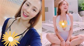 熊熊,卓毓彤。(組合圖/翻攝自熊熊臉書、IG)