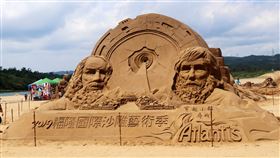 福隆國際沙雕藝術季,入口意象,智者對話,／觀光局提供