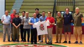 新職籃聯盟　台啤證實有意願加入台灣職籃將另有新聯盟，至少4企業有意願加入，超級籃球聯賽（SBL）台灣啤酒總教練周俊三（右5）11日證實，台啤有機會就會參加，未來計畫分成兩隊，一隊留在SBL，另一隊進軍新聯盟。中央社記者黃巧雯攝　110年5月11日