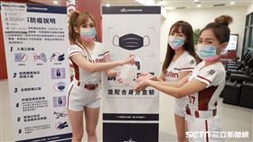 ▲樂天女孩防疫升級。（圖／記者劉彥池攝影）