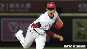 ▲樂天桃猿先發投手翁瑋均。（圖／記者劉彥池攝影）