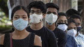 武漢肺炎,印度,新加坡,疫情（圖／美聯社／達志影像