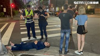 獨／賓士男輾碰瓷哥　女友奔警局報案