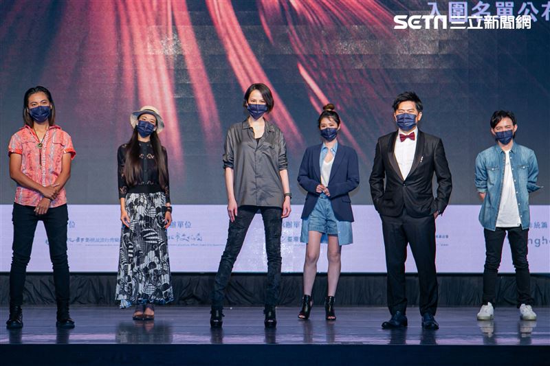 第32屆金曲獎搶先公佈入圍名單，楊乃文、蘇明淵、米莎、戴曉君和CNCS擔任揭曉嘉賓擔任揭獎嘉賓。（圖／記者楊澍攝影）