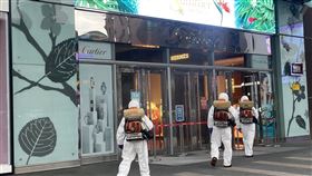 SOGO台北復興館疑似有確診者到訪，12日下午緊急消毒。（圖／業者提供）