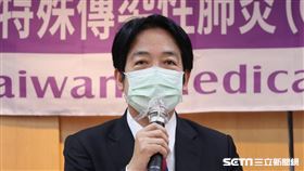 賴清德前往「中華民國醫師公會全國聯合會」。（圖／總統府提供）