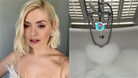  水龍頭,肉色,愛心,反射(翻攝自 Holly Willoughby IG)