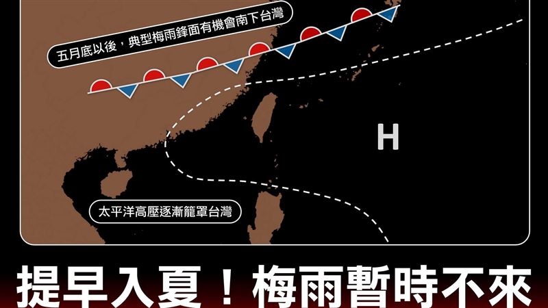 熱爆！專家：提早入夏，梅雨暫時不來