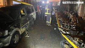 狗王，社區機車縱火，燒毀19輛汽機車，曾嫌公墓被逮