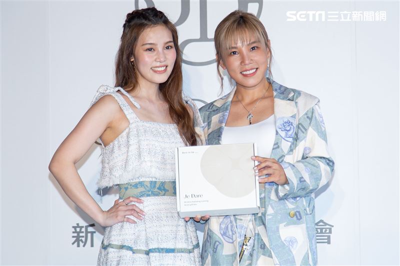 李佳薇、李佳歡出席Je Dare產品發表記者會。（圖／記者楊澍攝影）