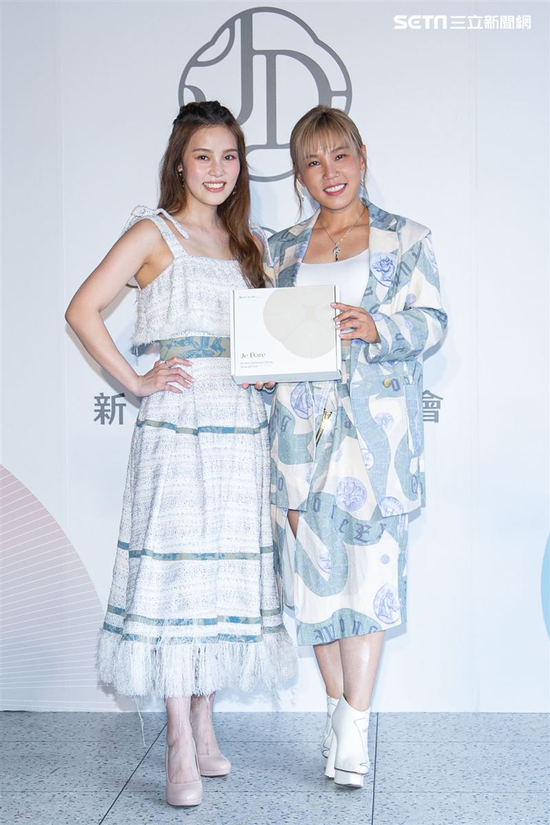 李佳薇、李佳歡出席Je Dare產品發表記者會。（圖／記者楊澍攝影）