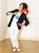 于美人為「超級紅人榜」500特輯，挑戰唱跳「阿里郎」台語版以及「雨夜花」，放話絕對要驚艷大家。（記者邱榮吉/攝影）