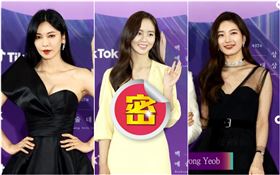 百想紅毯，金所炫，金素妍，秀智。（圖／翻攝自tiktok）