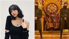 Lisa性感抬腿「絕對領域」外洩！長腿女王出場3秒瘋了
圖翻攝自LISA IG、Mnet K-POP YOUTUBE