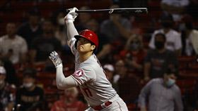 大谷翔平開轟。（圖／美聯社／達志影像）