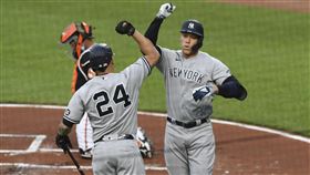 ▲賈吉（Aaron Judge）炸裂單場雙響砲。（圖／美聯社／達志影像）