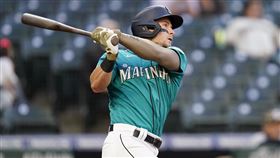 ▲水手新秀凱蘭尼克（Jarred Kelenic）生涯首安是首轟。（圖／美聯社／達志影像）