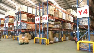 直擊連鎖超商物流倉庫　物資充裕免搶