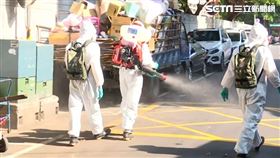 北市結合國軍33化學兵群 萬華全區第二波大消毒