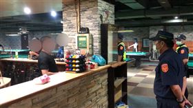 竹東,撞球館,稽查,營業（圖／翻攝畫面）