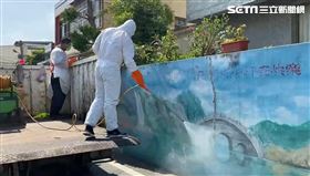 彰化6例確診，消毒，賣葡萄盤商，社區發展協會理事長