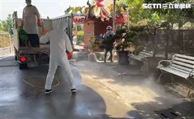 彰化6例確診，消毒，賣葡萄盤商，社區發展協會理事長