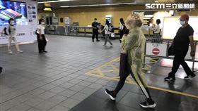 台北捷運 三級警戒 市政府站 記者李依璇攝影