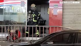 台北市和平醫院對面餐廳發生火警。（圖／翻攝畫面）