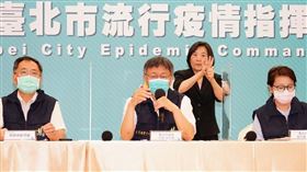 台北市長柯文哲、台北市副市長黃珊珊、蔡炳坤（圖／台北市政府提供）