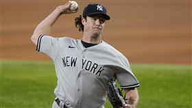 ▲柯爾（Gerrit Cole）61次三振0保送寫下大聯盟紀錄。（圖／美聯社／達志影像）