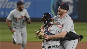 ▲老虎先發投手騰布（Spencer Turnbull）投出本季第5場無安打比賽。（圖／美聯社／達志影像）