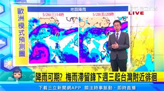 滯留鋒面下週三報到！明午後防雷雨