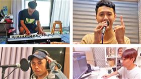 城市科大4生合力創作歌曲「乖乖待好」台北城市科技大學流行音樂系4名學生林瑞庭（左上）、林泓辰（右上）、李威漢（左下）、張宋（右下）接力創作歌曲「乖乖待好」，在網路上獲得好評。（城市科大提供）中央社記者陳至中台北傳真  110年5月21日