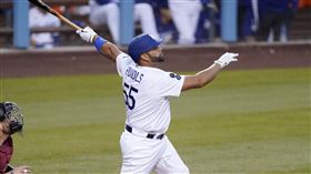 ▲普侯斯（Albert Pujols）敲出轉戰道奇首轟。（圖／美聯社／達志影像）